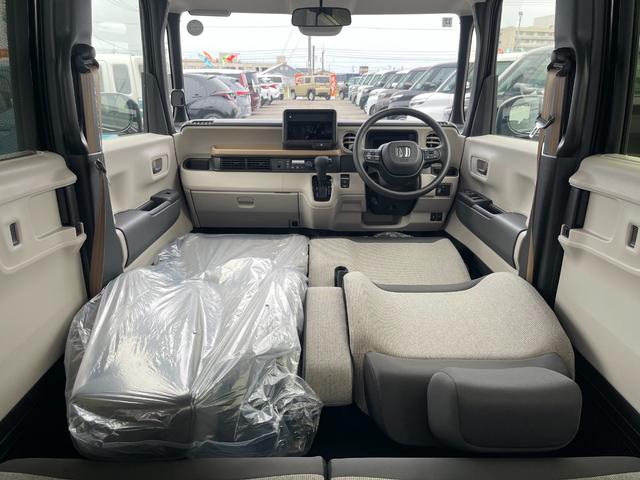 N-BOX ベースグレード 4WD 衝突被害軽減ブレーキ 左側電動スライドドア バックカメラ クリアランスソナー レーンアシスト シートヒーター スマートキー オートマチックハイビーム アイドリングストップ 盗難防止 横滑り防止(49枚目)