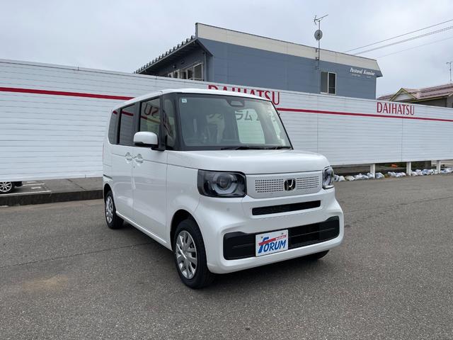 N-BOX ベースグレード 4WD 衝突被害軽減ブレーキ 左側電動スライドドア バックカメラ クリアランスソナー レーンアシスト シートヒーター スマートキー オートマチックハイビーム アイドリングストップ 盗難防止 横滑り防止(4枚目)