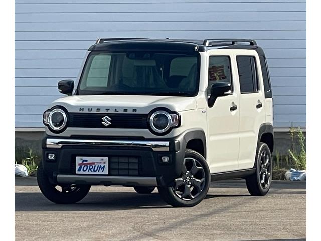ハスラー タフワイルド　４ＷＤ　アダプティブクルーズコントロール　レーンアシスト　クリアランスソナー　スマートキー　シートヒーター　オートマチックハイビーム　フォグランプ　ルーフレール　横滑り防止　盗難防止　アルミ（2枚目）