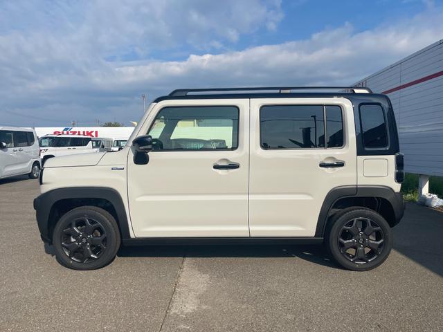 ハスラー タフワイルド　４ＷＤ　アダプティブクルーズコントロール　レーンアシスト　クリアランスソナー　スマートキー　シートヒーター　オートマチックハイビーム　フォグランプ　ルーフレール　横滑り防止　盗難防止　アルミ（6枚目）