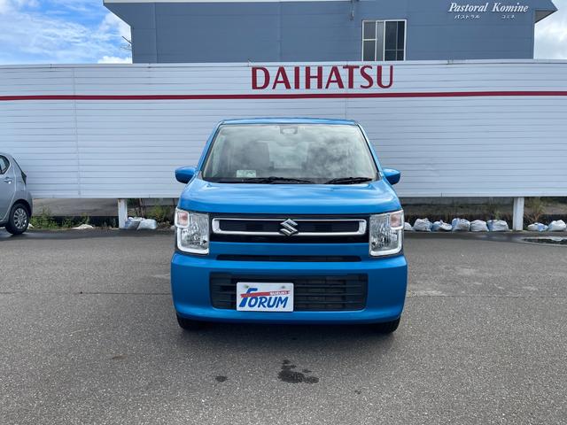 ワゴンR ハイブリッドFX セーフティパッケージ装着車 ナビTV バックカメラ ETC プッシュスタート オートエアコン シートヒーター アイドリングストップ レーンアシスト 横滑り防止 衝突被害軽減システム 電動格納ドアミラー(4枚目)