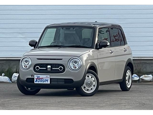 アルトラパンLC X 4WD 衝突被害軽減ブレーキ フロント・サイド・バックカメラ クリアランスソナー レーンアシスト シートヒーター アイドリングストップ プッシュスタート 盗難防止 横滑り防止 オートエアコン アルミ(2枚目)