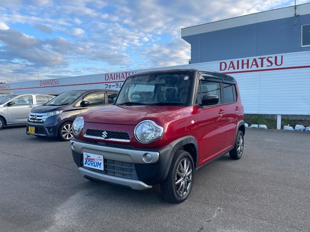 ハスラー Ｇターボ　４ＷＤ　衝突被害軽減ブレーキ　ＣＤオーディオ　オートエアコン　シートヒーター　プッシュスタート　アイドリングストップ　横滑り防止　盗難防止　ライトレベライザー　電動格納ドアミラー（4枚目）