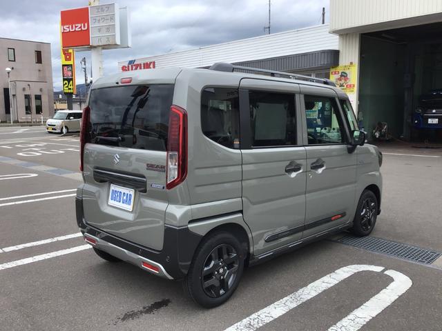 スペーシアギア ハイブリッドＸＺ　４ＷＤ、ＣＶＴ、、デュアルセンサーブレーキサポートＩＩ、アダプティブクルーズコントロール、後席両側パワースライドドア、運転席・助手席シートヒーター、電動パーキングブレーキ（5枚目）