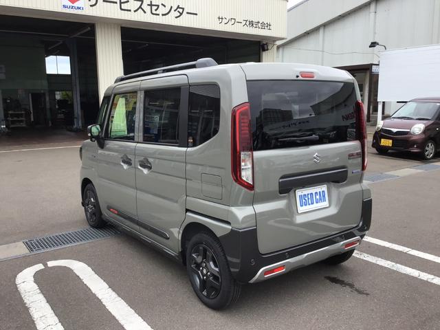 スペーシアギア ハイブリッドＸＺ　４ＷＤ、ＣＶＴ、、デュアルセンサーブレーキサポートＩＩ、アダプティブクルーズコントロール、後席両側パワースライドドア、運転席・助手席シートヒーター、電動パーキングブレーキ（7枚目）