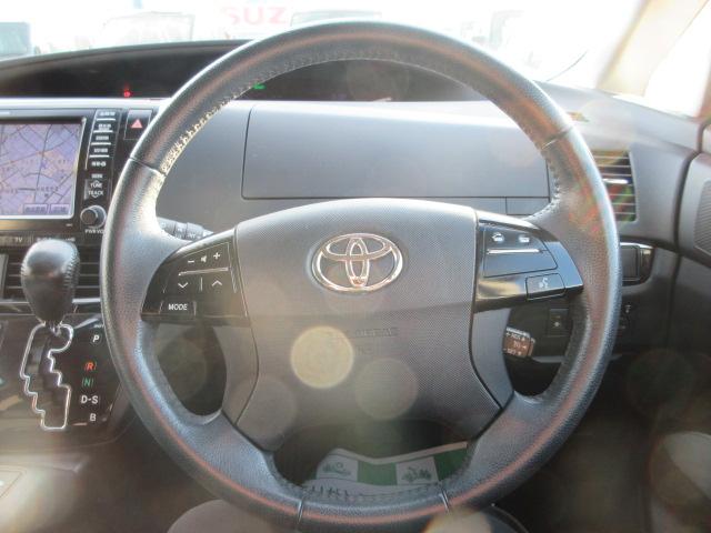 エスティマハイブリッド アエラス 4WD メーカーナビ フルセグTV バックカメラ パワーバックドア 両側電動スライドドア クルーズコントロール フリップダウンモニター TRD17インチアルミ(12枚目)