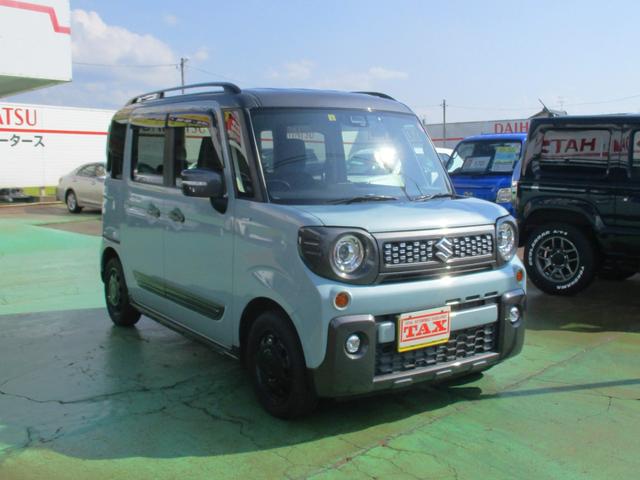 スペーシアギア ハイブリッドＸＺ　４ＷＤ　両側パワースライドドア　衝突被害軽減ブレーキ　障害物センサー　シートヒーター　ＬＥＤヘッドライト　ＥＴＣ　スマートキー　純正アルミホイール（2枚目）