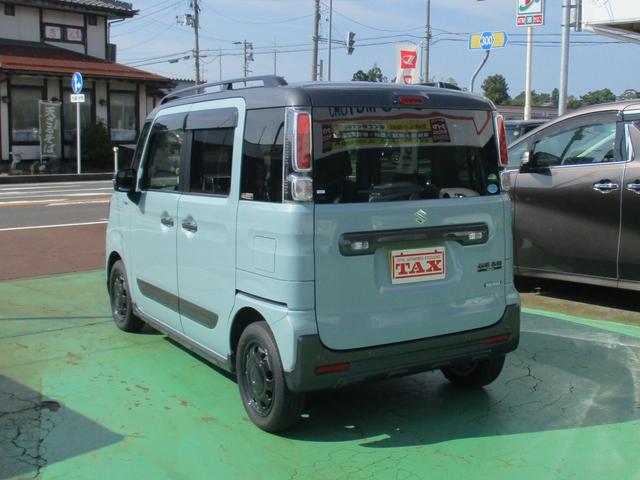 スペーシアギア ハイブリッドＸＺ　４ＷＤ　両側パワースライドドア　衝突被害軽減ブレーキ　障害物センサー　シートヒーター　ＬＥＤヘッドライト　ＥＴＣ　スマートキー　純正アルミホイール（4枚目）