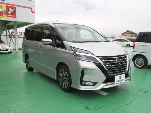 セレナ ハイウェイスターV 純正10型ナビ アラウンドビュー 両側パワスラ LEDヘッドライト エマージェンシーブレーキ BSM 純正アルミホイール フリップダウンモニター Bluetoot プッシュスタート&スマートキー(2枚目)