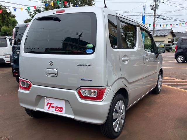 ワゴンR ハイブリッドFX CD スマートキー プッシュスタート アイドリングストップ 衝突軽減システム レーンキープアシスト 電動格納ミラー 運転席シートヒーター 車検2年付(6枚目)