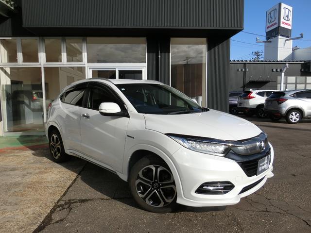 ヴェゼル ハイブリッドＺ・ホンダセンシング　ＨｏｎｄａＳＥＮＳＩＮＧ　ギャザーズナビ・ＴＶ　リアカメラ　ＥＴＣ　フロントドラレコ　ＬＥＤヘッドライト　１７インチアルミホイール（6枚目）