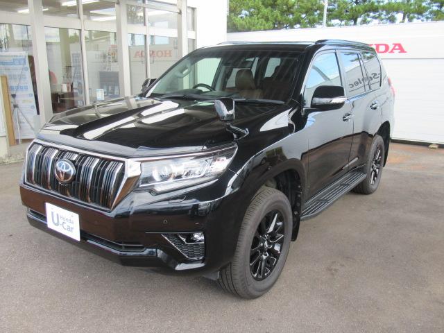 ランドクルーザープラド TXLパッケージ70thアニバーサリーリミテッド パートタイム4WD LEDランプ Bカメラ DVD 3列シート オートエアコン 革シート スマートキー ナビ&TV ETC キーレス ABS(7枚目)