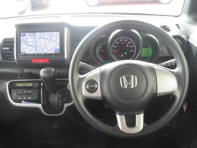 N-BOX G・Lパッケージ I-STOP ベンチ席 両側スライドドア カラーバックモニター 全席PW イモビライザー ナビテレビ 地TV AAC 横滑り防止 スマートキー DVD再生 ABS USB接続(11枚目)