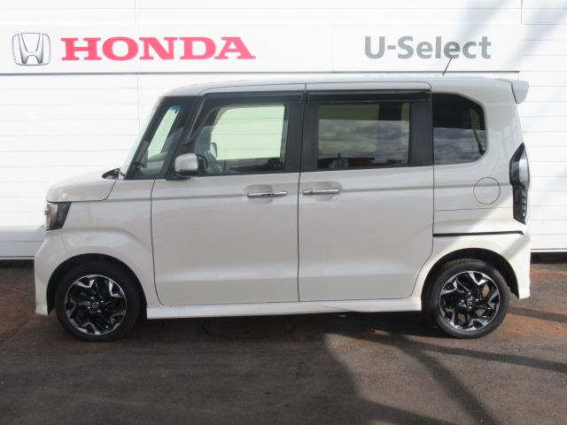 Ｎ－ＢＯＸカスタム Ｇ・ＥＸターボホンダセンシング　Ｒカメラ　ＣＭＢＳ　ターボ車　シートヒータ　カーテンエアバック　ＵＳＢ　アクティブクルーズコントロール　ナビ・ＴＶ　キーフリー　ＶＳＡ　オートライト　フルタイム４ＷＤ（5枚目）