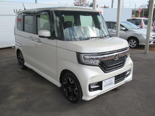Ｎ－ＢＯＸカスタム Ｇ・ＥＸターボホンダセンシング　Ｒカメラ　ＣＭＢＳ　ターボ車　シートヒータ　カーテンエアバック　ＵＳＢ　アクティブクルーズコントロール　ナビ・ＴＶ　キーフリー　ＶＳＡ　オートライト　フルタイム４ＷＤ（6枚目）