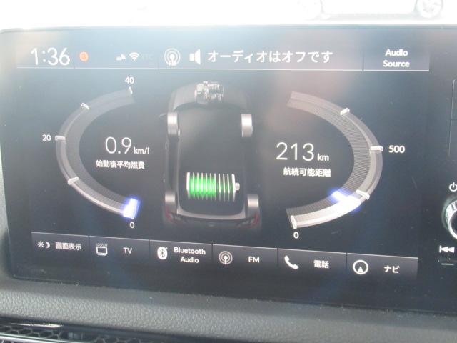 シビック ｅ：ＨＥＶ　盗難防止システム　クリアランスソナー　オートクルーズコントロール　地デジフルセグ　後カメラ　ＵＳＢポート　パワーステアリング　パワーシート　ＬＥＤライト　パワーウィンドウ　エアコン　ＡＢＳ（17枚目）