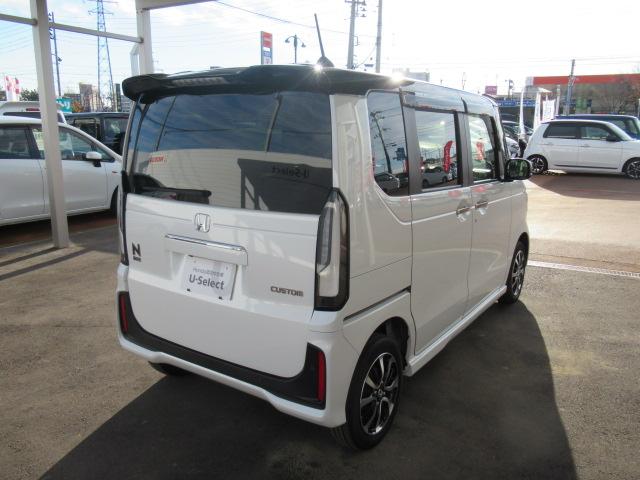 N-BOXカスタム コーディネートスタイル LED オートエアコン Bカメラ パーキングセンサー ダブルエアバック ETC ドラレコ スマ-トキ- オートライト 前席シートヒーター 両側電動ドア クルーズコントロール(8枚目)