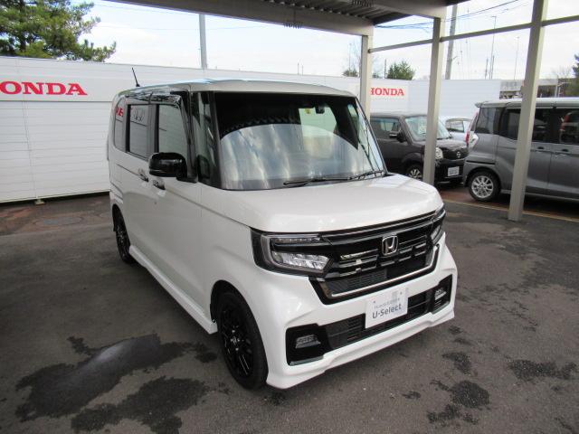 N-BOXカスタム Lスタイル+ブラック 衝突軽減ブレ-キ パーキングセンサー 禁煙 DVD再生 横滑り防止 シ-トヒ-タ- クルーズコントロール LEDライト ナビTV 地デジ イモビライザー スマキー ABS(4枚目)