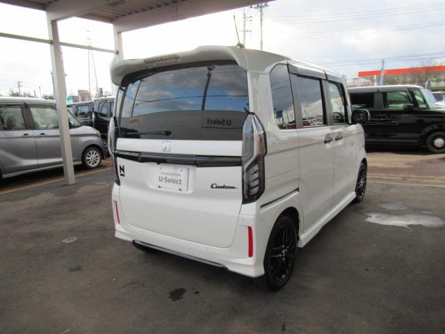 N-BOXカスタム Lスタイル+ブラック 衝突軽減ブレ-キ パーキングセンサー 禁煙 DVD再生 横滑り防止 シ-トヒ-タ- クルーズコントロール LEDライト ナビTV 地デジ イモビライザー スマキー ABS(6枚目)