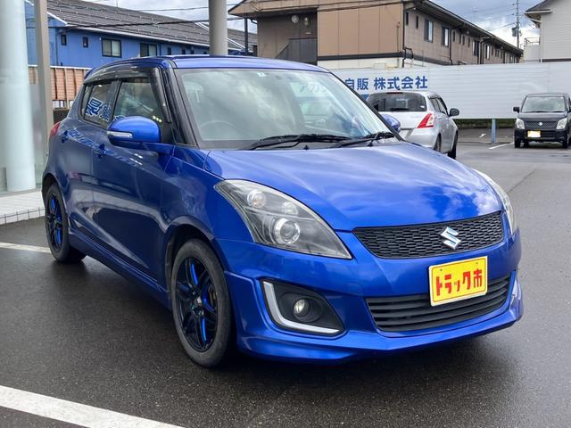 スイフト RS ディスチャージヘッドランプ 5MT ACC オートライト フロントフォグランプ プッシュスタート スマートキー USB電源 ナビ オートウィンドウ ETC 12ヶ月点検付(4枚目)