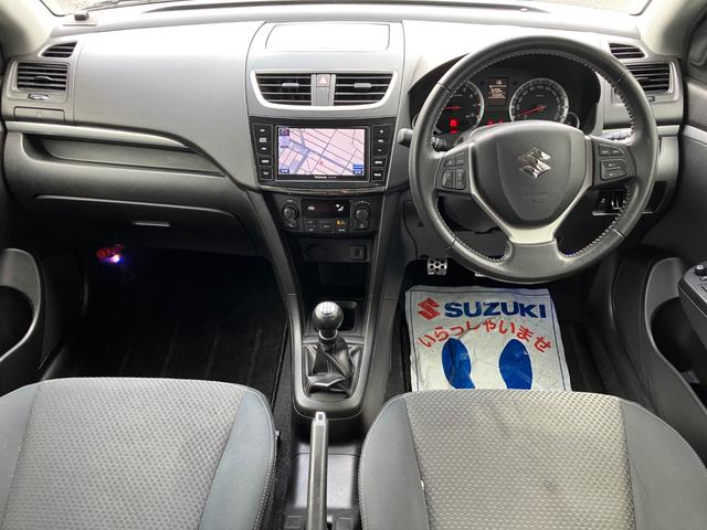 スイフト RS ディスチャージヘッドランプ 5MT ACC オートライト フロントフォグランプ プッシュスタート スマートキー USB電源 ナビ オートウィンドウ ETC 12ヶ月点検付(19枚目)