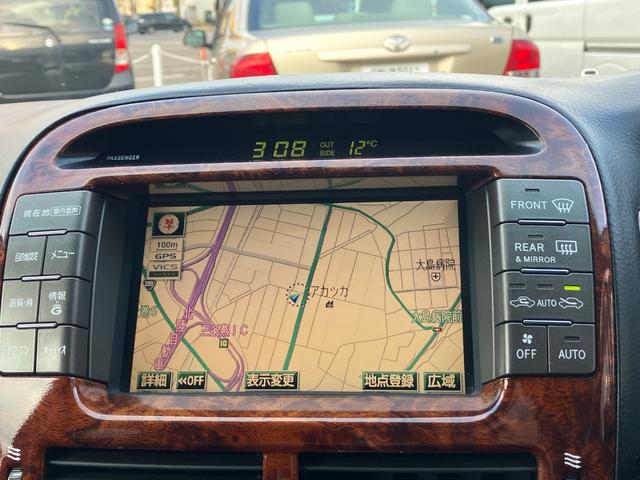 セルシオ Ｃ仕様　インテリアセレクション　セルシオ　エアサス　シートメモリー　クルコン　オートマチックハイビーム　フロントフォグランプ　ナビ　パワーシート　バックカメラ　サンルーフ　ＥＴＣ　電動格納ミラー　ＲＥＧＮＯタイヤ　１２ヶ月点検付（38枚目）