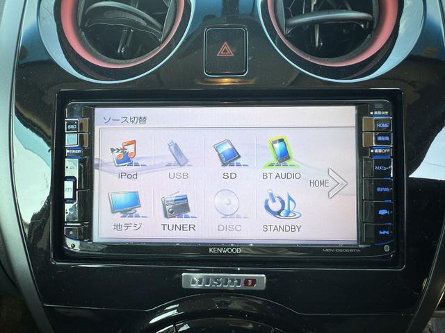 ノート ニスモ IMPUL製アルミホイール オートライト バックフォグランプ 純正オーテック製スポーツマフラー KENWOOD製Bluetooth機能付きフルセグナビ ETC(10枚目)