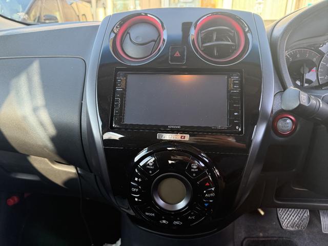 ノート ニスモ IMPUL製アルミホイール オートライト バックフォグランプ 純正オーテック製スポーツマフラー KENWOOD製Bluetooth機能付きフルセグナビ ETC(16枚目)