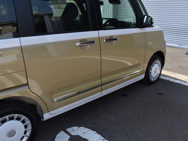 ムーヴキャンバス ストライプスＧターボ　４ＷＤ　ターボ　純正メモリーナビＴＶ　バックカメラ　両側パワスラ　スマートアシスト　クルーズコントロール　ＬＥＤライト　プッシュスタート　シートヒーター　オートライト　サンドベージュＭツートン（40枚目）