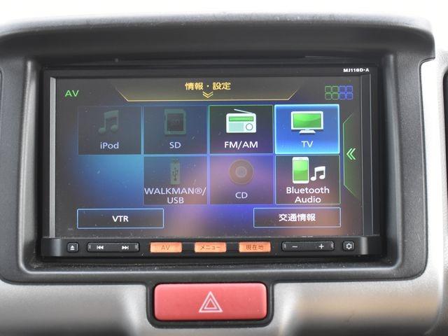ＮＶ１００クリッパーバン ＧＸターボ　４ＷＤ　純正メモリーナビ　フルセグＴＶ　Ｂｌｕｅｔｏｏｔｈ　４速オートマチック　エマージェンシーブレーキ　ＥＴＣ　リヤヒーター　パワーウィンドウ　エアコン　パワステ　電動格納ドアミラー（6枚目）