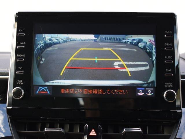 カローラツーリング ハイブリッド　ダブルバイビー　４ＷＤ　８インチディスプレイオーディオ　ＴＶ　Ｂカメラ　ドラレコ　セーフティセンス　レーダークルーズコントロール　ルーフレール　ＬＥＤライト　フォグランプ　ハーフレザーシート　ＥＴＣ　未使用品タイヤ（5枚目）