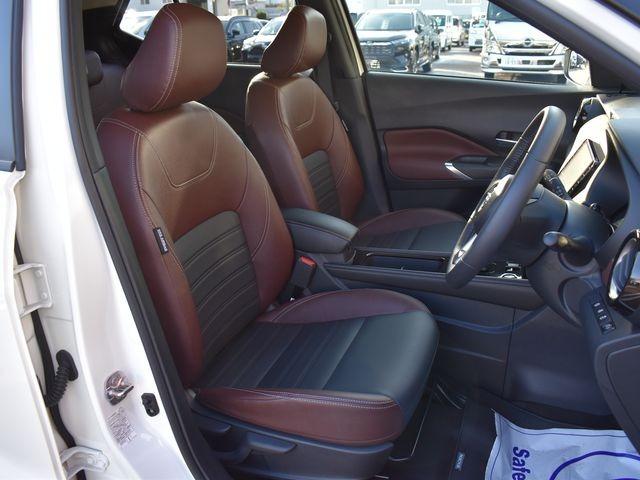 キックス Ｘ　ＦＯＵＲ　ツートーンインテリアエディション　ブラウン内装　４ＷＤ　純正９インチナビＴＶ　アラウンドビューＭ　ドラレコ　プロパイロット　ＥＴＣ　レザーシート　インテリジェントルームミラー　シートヒーター　純正アルミ　ステアリングヒーター　禁煙車（38枚目）