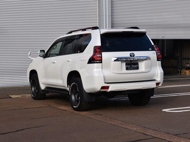 ランドクルーザープラド TX Lパッケージ 4WDディーゼルターボ 純正9インチナビTV バックカメラ 5人乗り ベージュ革シート セーフティセンス LEDライト ベンチレーション パワーシート 社外アルミ オープンカントリー ETC(6枚目)