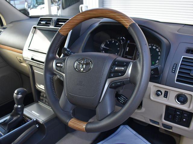 ランドクルーザープラド TX Lパッケージ 4WDディーゼルターボ 純正9インチナビTV バックカメラ 5人乗り ベージュ革シート セーフティセンス LEDライト ベンチレーション パワーシート 社外アルミ オープンカントリー ETC(15枚目)