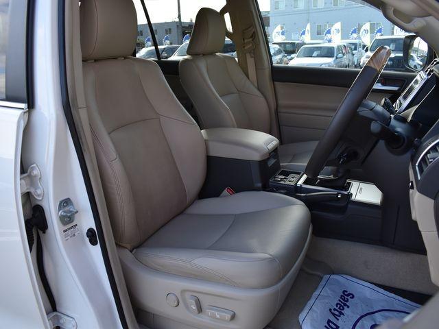 ランドクルーザープラド TX Lパッケージ 4WDディーゼルターボ 純正9インチナビTV バックカメラ 5人乗り ベージュ革シート セーフティセンス LEDライト ベンチレーション パワーシート 社外アルミ オープンカントリー ETC(33枚目)