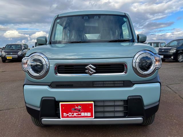 ハスラー ハイブリッドＧ　４ＷＤ　届出済未使用車　スマートキー　１５インチスチールホイール　フルオートエアコン　クルーズコントロール　レーンアシスト　クリアランスソナー　ＬＥＤヘッドライト　シートヒーター　記録簿（3枚目）