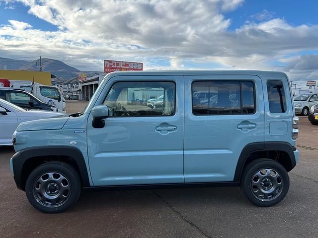 ハスラー ハイブリッドＧ　４ＷＤ　届出済未使用車　スマートキー　１５インチスチールホイール　フルオートエアコン　クルーズコントロール　レーンアシスト　クリアランスソナー　ＬＥＤヘッドライト　シートヒーター　記録簿（9枚目）