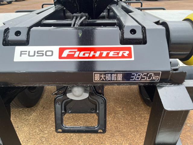 ファイター 　新明和アームロール　積載３．８５ｔ　コードリモコン　全塗装　車検整備済　ツインホイスト　エアコン　パワステ　ターボ　ＰＤＧ－　３次排ガスクリア（12枚目）