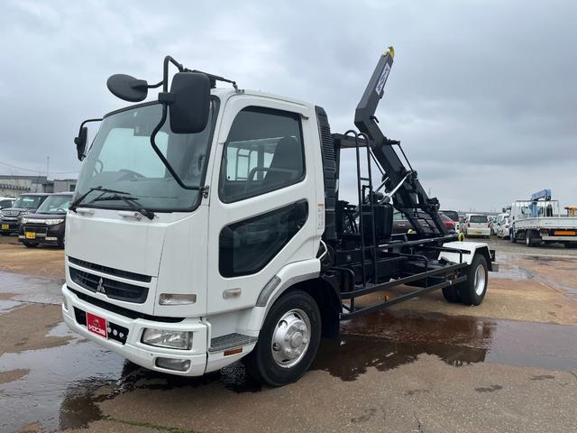 ファイター 　新明和アームロール　積載３．８５ｔ　コードリモコン　全塗装　車検整備済　ツインホイスト　エアコン　パワステ　ターボ　ＰＤＧ－　３次排ガスクリア（22枚目）