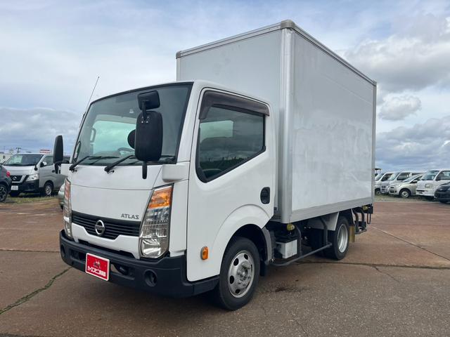 アトラストラック 　アルミバン　４ＷＤ　積載１１５０ｋｇ　エアコン　パワステ　ターボ　バックカメラ　はね上げゲート　後輪ダブルタイヤ　ラッシングレール　荷台内寸３１５ｃｍ－１６５ｃｍ－２０５ｃｍ（2枚目）