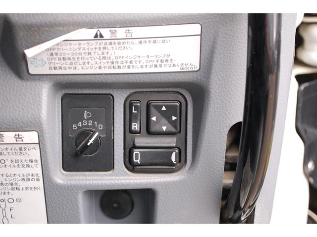 キャンター 全低床ダンプ 4WD  6AT 最大積載1.85t エアコン パワステ パワーウィンドウ キーレス ETC 3人 電動格納&調整ミラー ヒーターミラー コボレーン 歩み掛 荷台照明 総重量5t未満(39枚目)