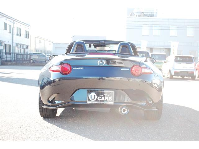 ロードスター ＲＳ　６ＭＴ　ナビＴＶフルセグ　ＥＴＣ　シートＨＴ　ＲＥＣＡＲＯアルカンターラコンビシート　ＢＯＳＥスピーカー　ＢＩＬＳＴＥＩＮ製ダンパー　社外マフラー　純正１６インチアルミ　ＬＥＤヘッド　プッシュスタート（5枚目）