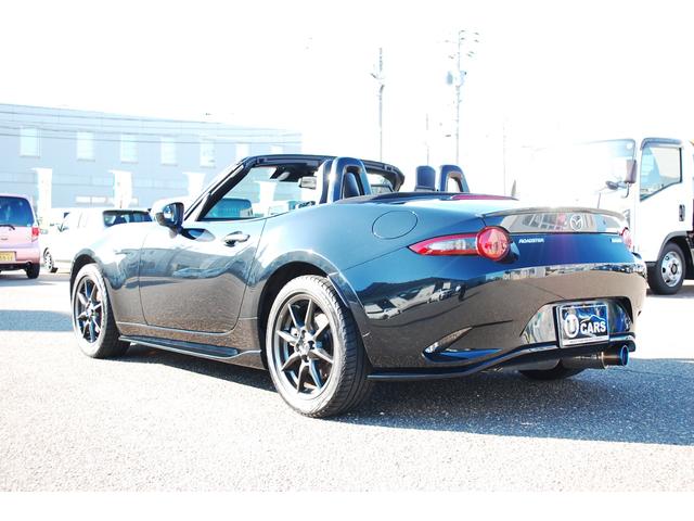 ロードスター ＲＳ　６ＭＴ　ナビＴＶフルセグ　ＥＴＣ　シートＨＴ　ＲＥＣＡＲＯアルカンターラコンビシート　ＢＯＳＥスピーカー　ＢＩＬＳＴＥＩＮ製ダンパー　社外マフラー　純正１６インチアルミ　ＬＥＤヘッド　プッシュスタート（11枚目）