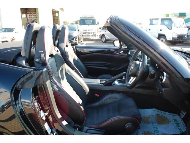 ロードスター ＲＳ　６ＭＴ　ナビＴＶフルセグ　ＥＴＣ　シートＨＴ　ＲＥＣＡＲＯアルカンターラコンビシート　ＢＯＳＥスピーカー　ＢＩＬＳＴＥＩＮ製ダンパー　社外マフラー　純正１６インチアルミ　ＬＥＤヘッド　プッシュスタート（21枚目）