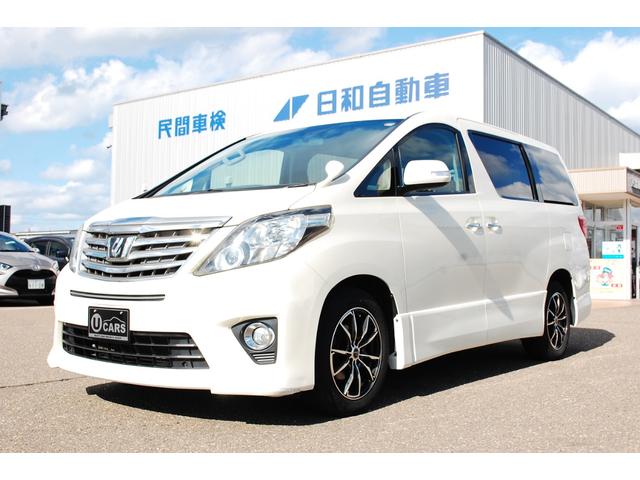 アルファード ２４０Ｓ　４ＷＤ　ナビＴＶフルセグ走行中視聴ＯＫ　バックカメラ　ＥＴＣ　両側パワースライドドア　後席フリップダウンモニター　ＨＩＤ　３列シート　７人乗り　スマートキー　プッシュスタート（8枚目）