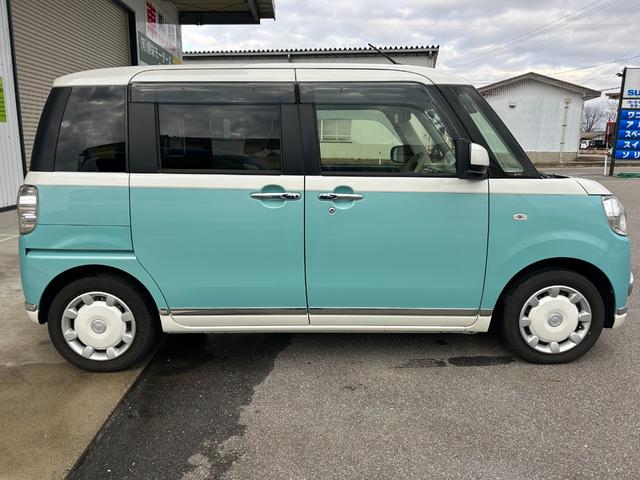 ムーヴキャンバス Ｘリミテッドメイクアップ　ＳＡＩＩ　●ツートンカラー●両側パワースライドドア●前後ドライブレコーダー●ＥＴＣ●社外ナビ●フルセグ●バックカメラ●Ｂｌｕｅｔｏｏｔｈ（7枚目）