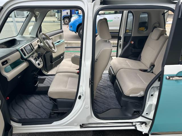 ムーヴキャンバス Ｘリミテッドメイクアップ　ＳＡＩＩ　●ツートンカラー●両側パワースライドドア●前後ドライブレコーダー●ＥＴＣ●社外ナビ●フルセグ●バックカメラ●Ｂｌｕｅｔｏｏｔｈ（13枚目）