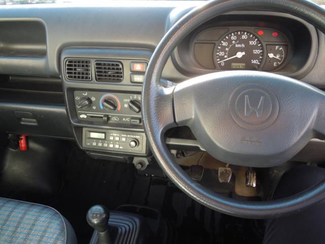 アクティトラック SDX 4WD 5M/T 走行距離4.3万Km 車検整備付き スタッドレスタイヤホイールセット付き ヘッドライトレベライザー シュガーソケット パワステ(4枚目)