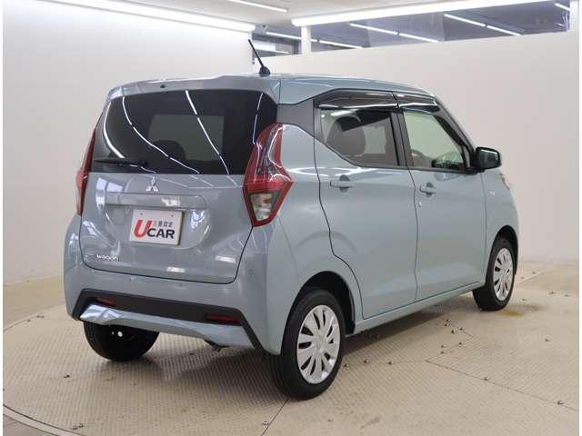 eKワゴン M メモリーナビ フルセグTV ワンオーナー 禁煙車 アクセル踏み間違い防止装置 レーンキープアシスト 衝突被害軽減ブレーキ 横滑り防止装置(4枚目)