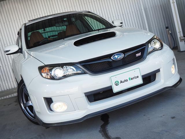 インプレッサ ＷＲＸ　ＳＴＩ　Ａライン　４ＷＤ　社外ＳＤナビ　タンレザー　サンルーフ　ＨＫＳマフラー　車高調　前席シートヒーター　地デジ　Ｂカメラ　クルコン　パドルシフト　社外１８ＡＷ　カーボンＦエアロ　ＳＩ－ＤＲＩＶＥ　スマートキー（34枚目）